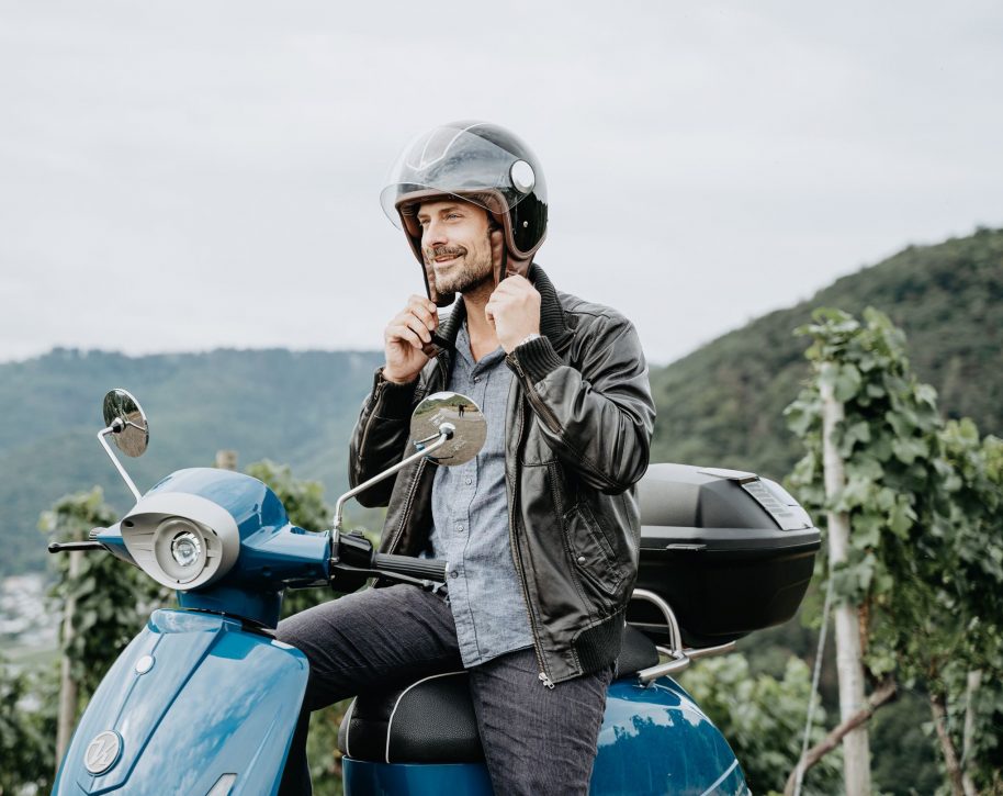 Ausflug mit Kumpan in den Weinbergen 